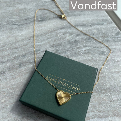 ANNEBRAUNER Sun Burst Heart Necklace