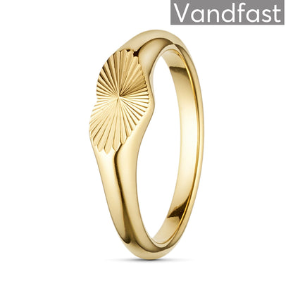 ANNEBRAUNER Sun Burst Heart Ring