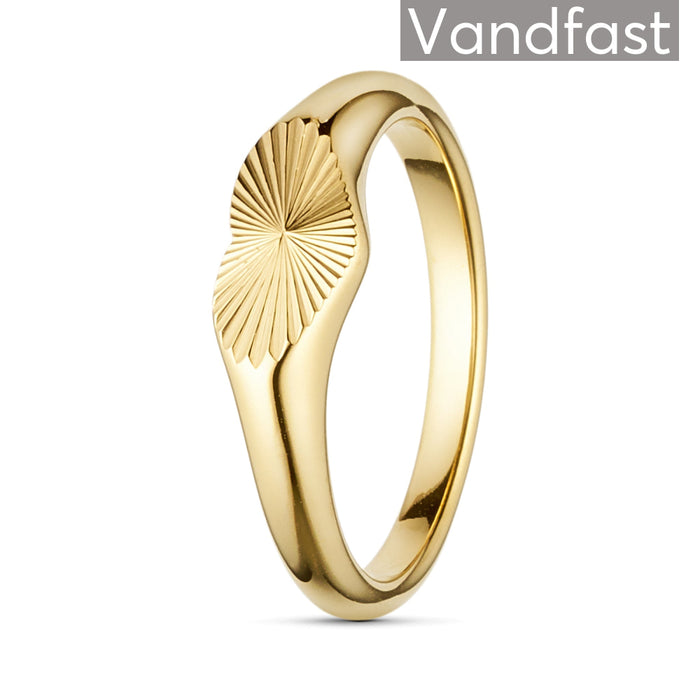 ANNEBRAUNER Sun Burst Heart Ring