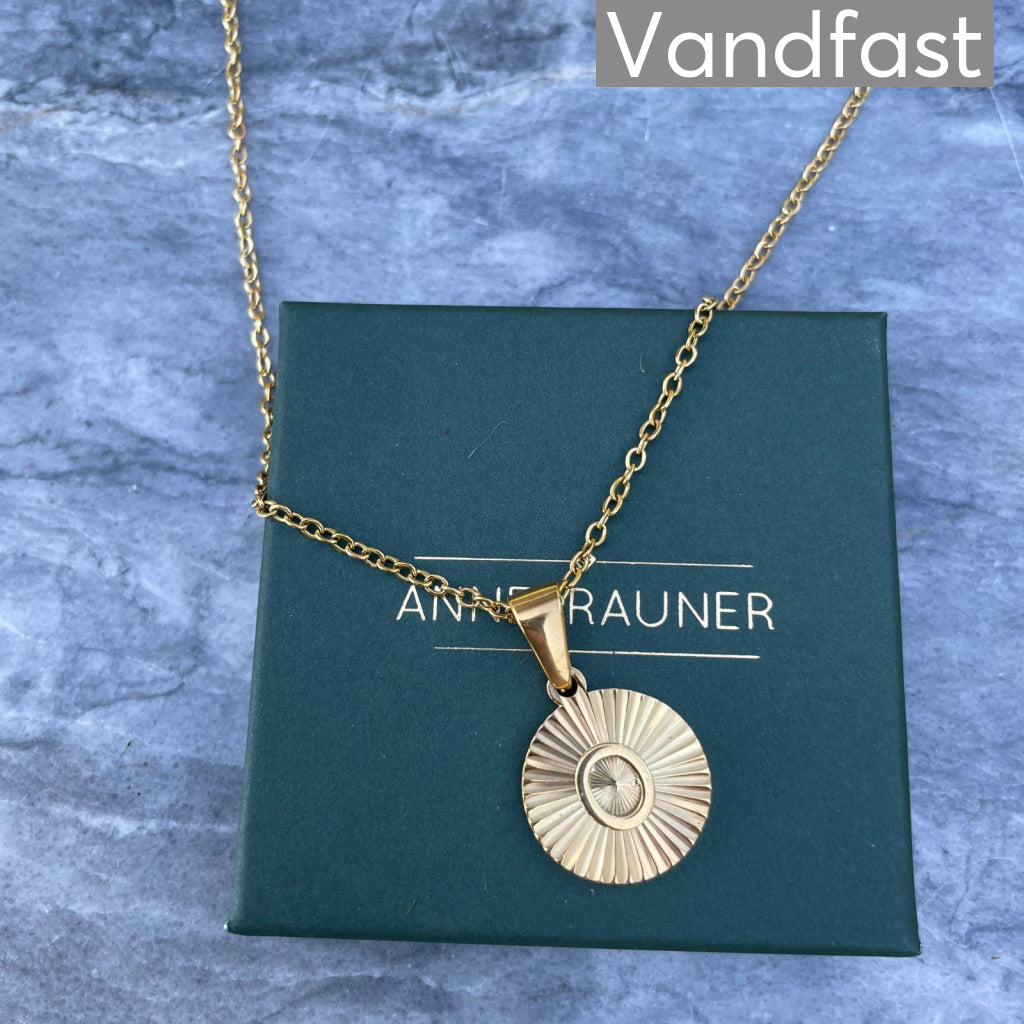 ANNEBRAUNER Sun Burst Letter Necklace O