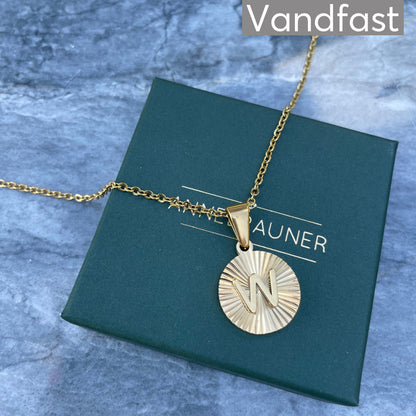 ANNEBRAUNER Sun Burst Letter Necklace W