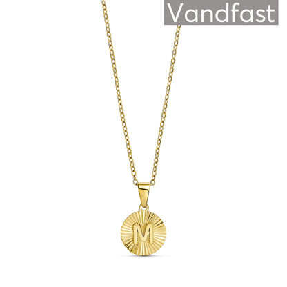 ANNEBRAUNER Sun Burst Letter Necklace