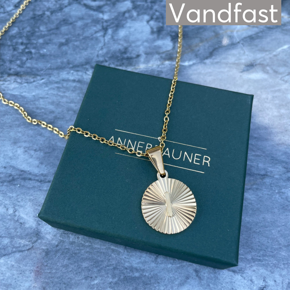 ANNEBRAUNER Sun Burst Letter Necklace I