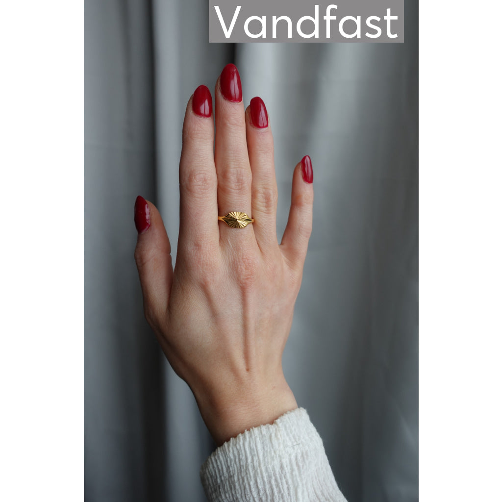 ANNEBRAUNER Sun Burst Ring 18K Guldbelagt