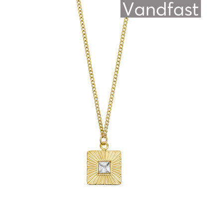 ANNEBRAUNER Sun Burst Square Necklace