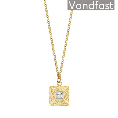 ANNEBRAUNER Sun Burst Square Necklace