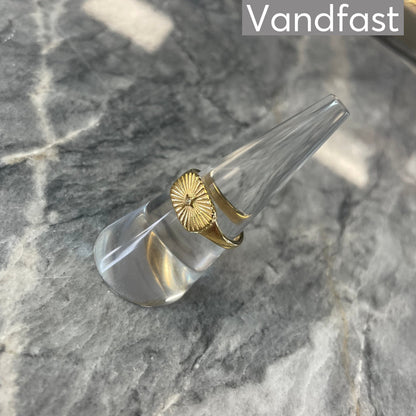 ANNEBRAUNER Sun Burst Zirconia Ring