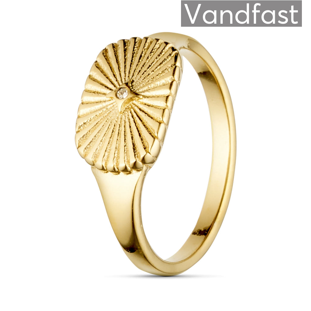 ANNEBRAUNER Sun Burst Zirconia Ring