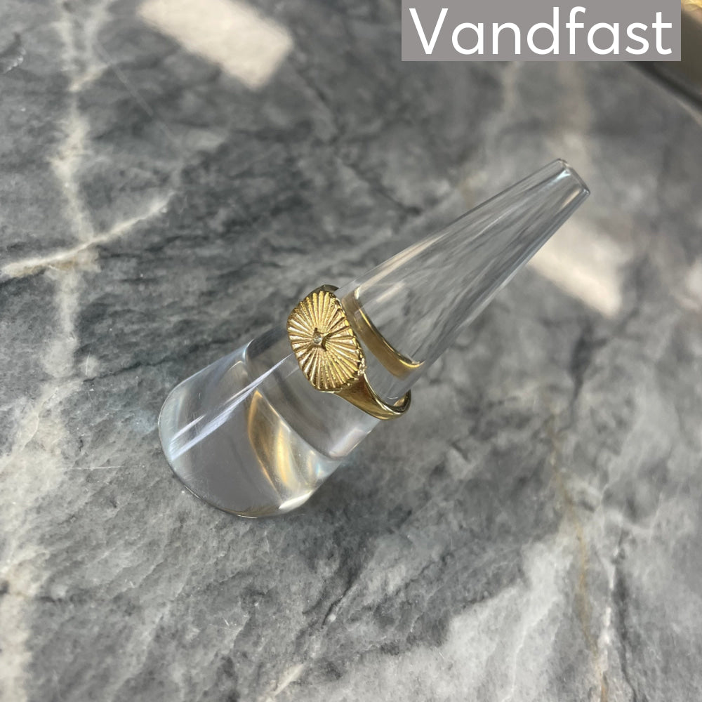 ANNEBRAUNER Sun Burst Zirconia Ring