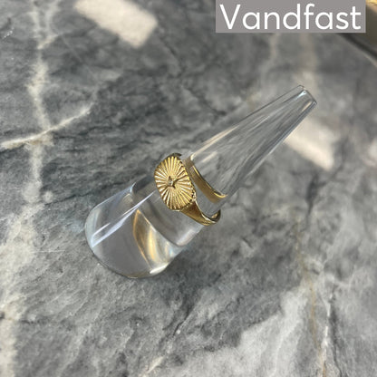 ANNEBRAUNER Sun Burst Zirconia Ring