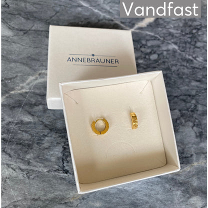 ANNEBRAUNER Sun Creoler 11 mm 18K Guldbelagt - Ørering