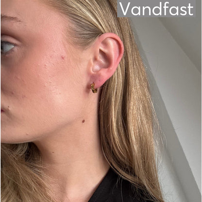 ANNEBRAUNER Sun Creoler 11 mm 18K Guldbelagt - Ørering