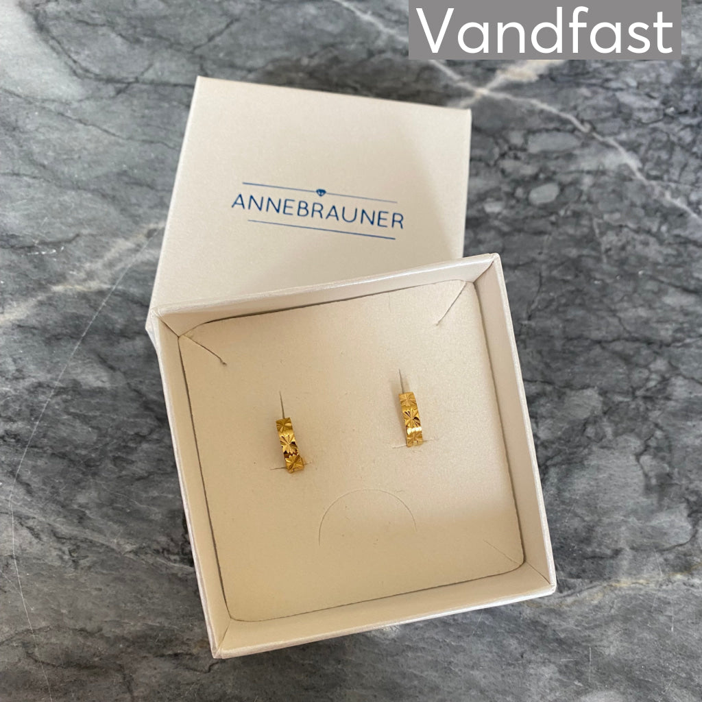 ANNEBRAUNER Sun Creoler 11 mm 18K Guldbelagt - Ørering