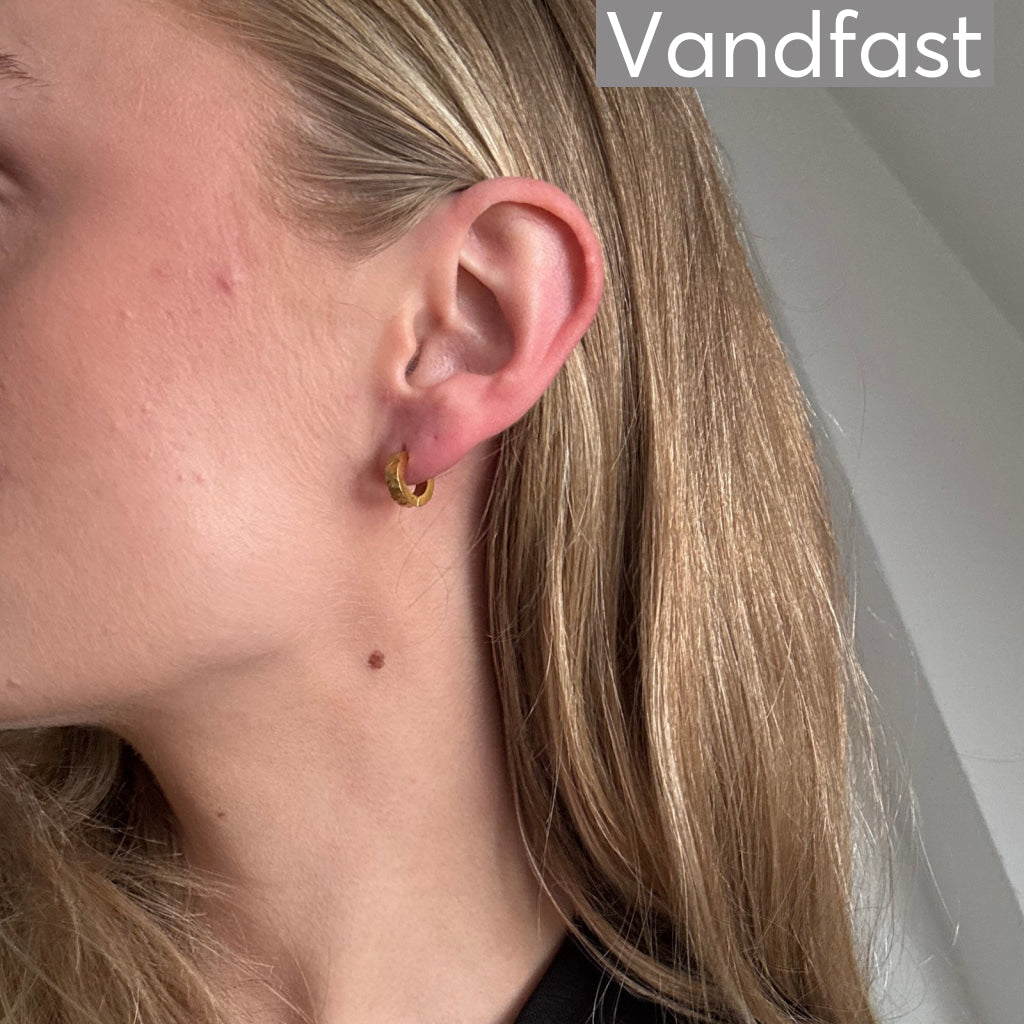 ANNEBRAUNER Sun Creoler 11 mm 18K Guldbelagt - Ørering
