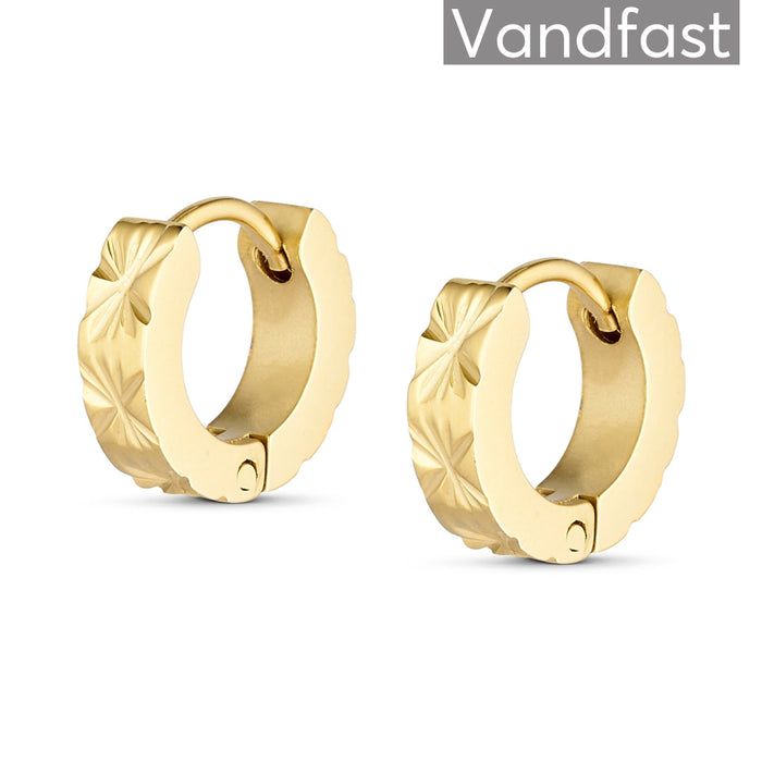 ANNEBRAUNER Sun Creoler 11 mm 18K Guldbelagt - Ørering