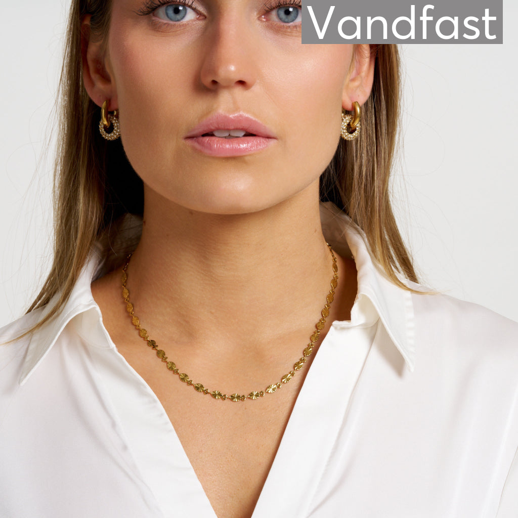 ANNEBRAUNER Sun Halskæde 18K Guldbelagt