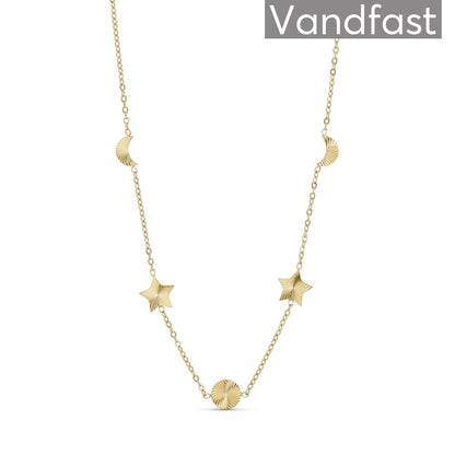 ANNEBRAUNER Sun Mix Halskæde 18K Guldbelagt