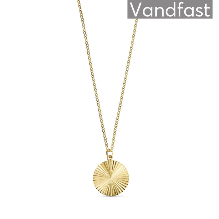 ANNEBRAUNER Sun Texture Round Necklace