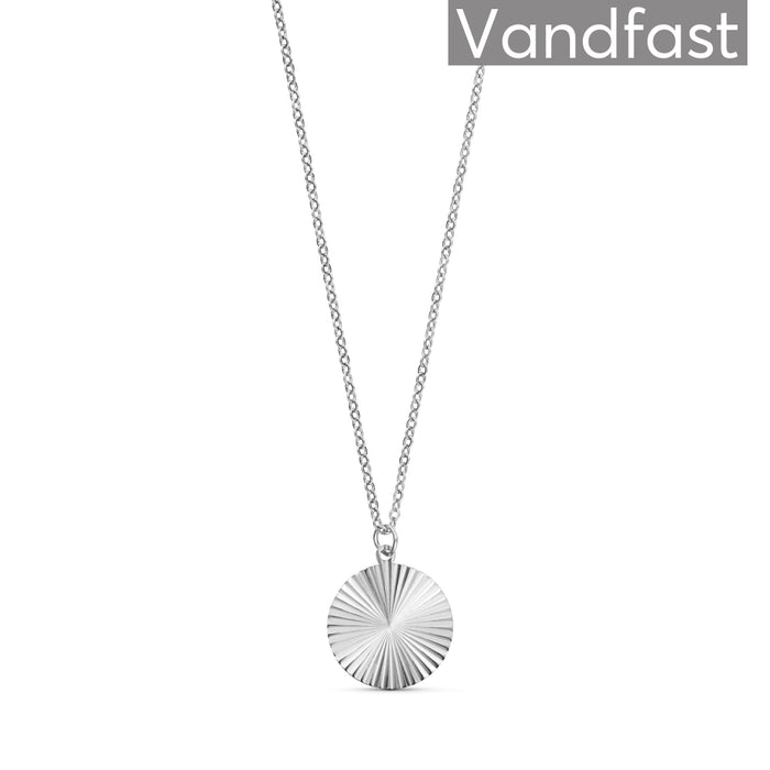 ANNEBRAUNER Sun Texture Round Necklace