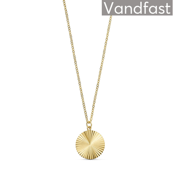 ANNEBRAUNER Sun Texture Round Necklace