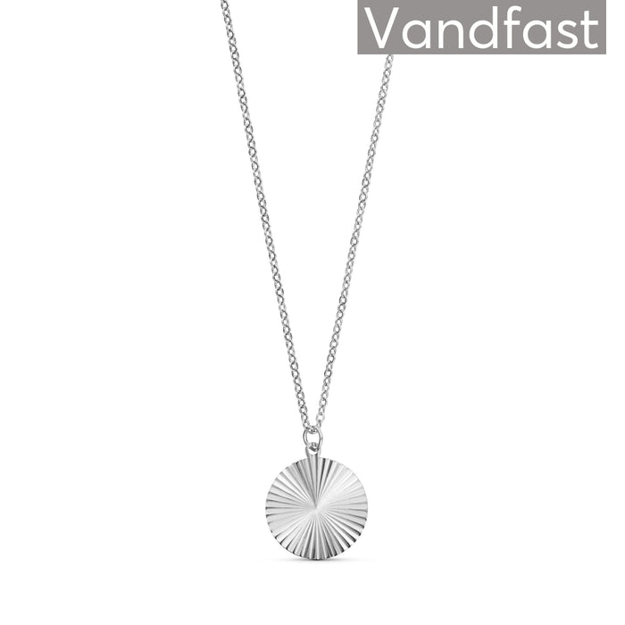 ANNEBRAUNER Sun Texture Round Necklace
