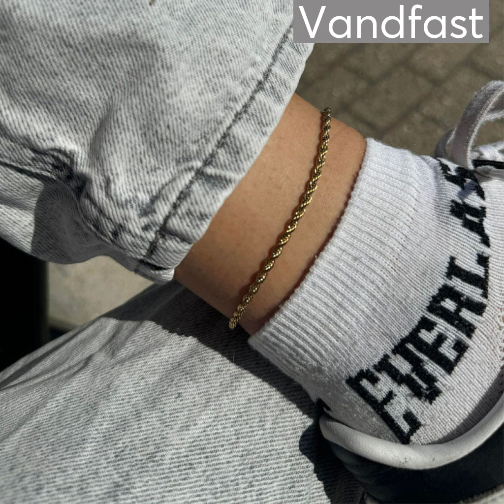 Annebrauner Swirl Ankle Chain