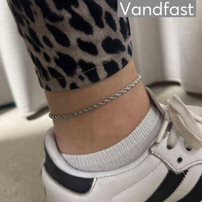 Annebrauner Swirl Ankle Chain