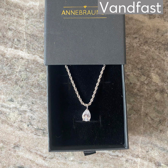 Annebrauner Swirl Drop Necklace Halskæde