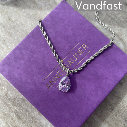 ANNEBRAUNER Swirl Drop Necklace Halskæde