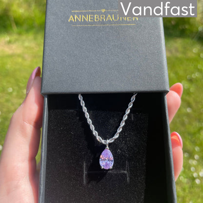 ANNEBRAUNER Swirl Drop Necklace Halskæde