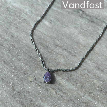 ANNEBRAUNER Swirl Drop Necklace Halskæde
