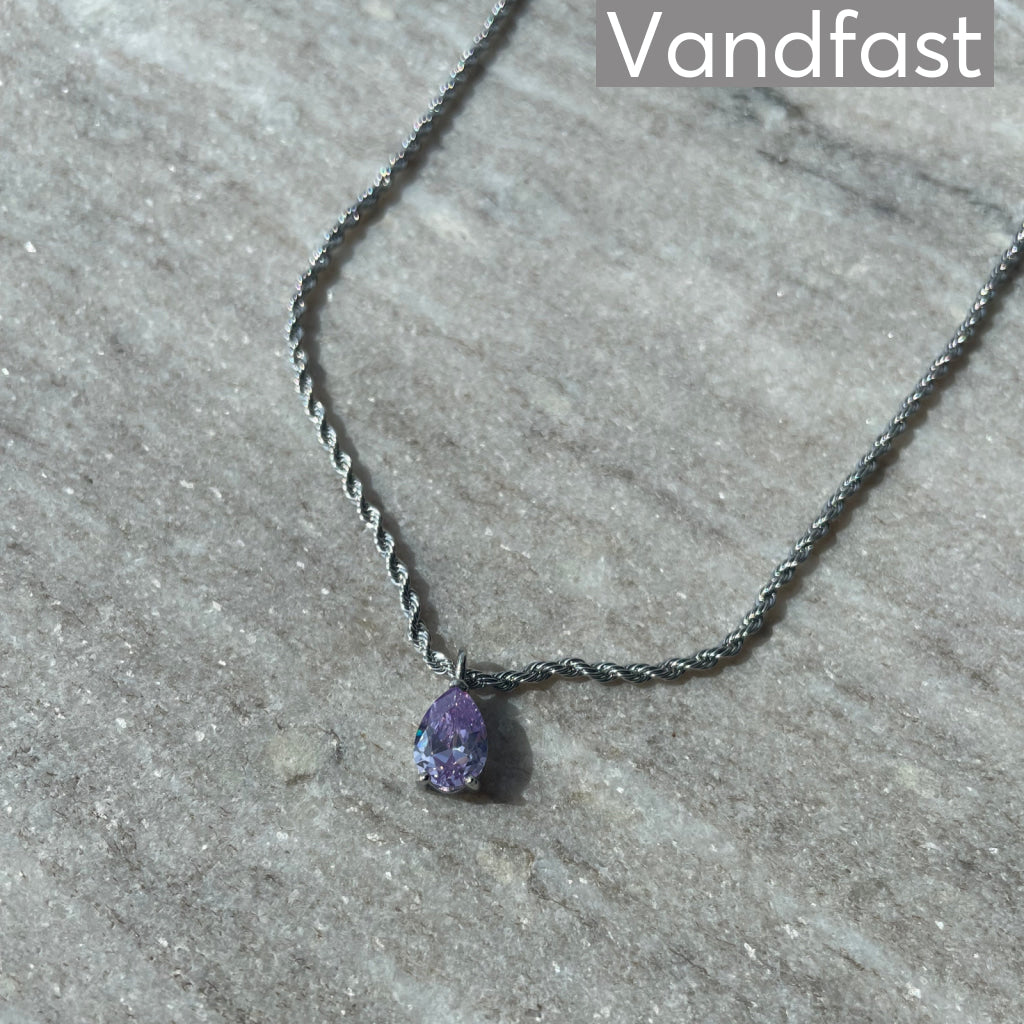 ANNEBRAUNER Swirl Drop Necklace Halskæde