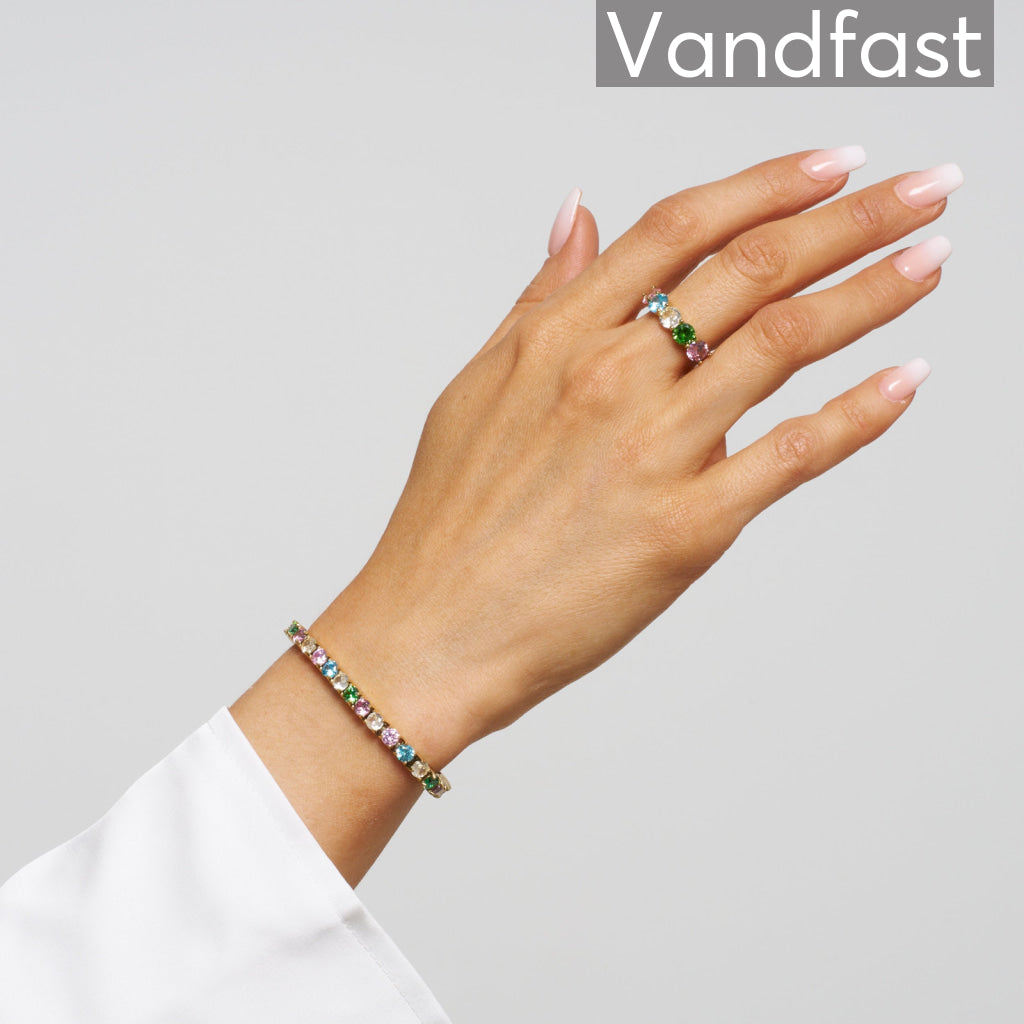 Annebrauner Tennis Multicolor Bracelet 4Mm