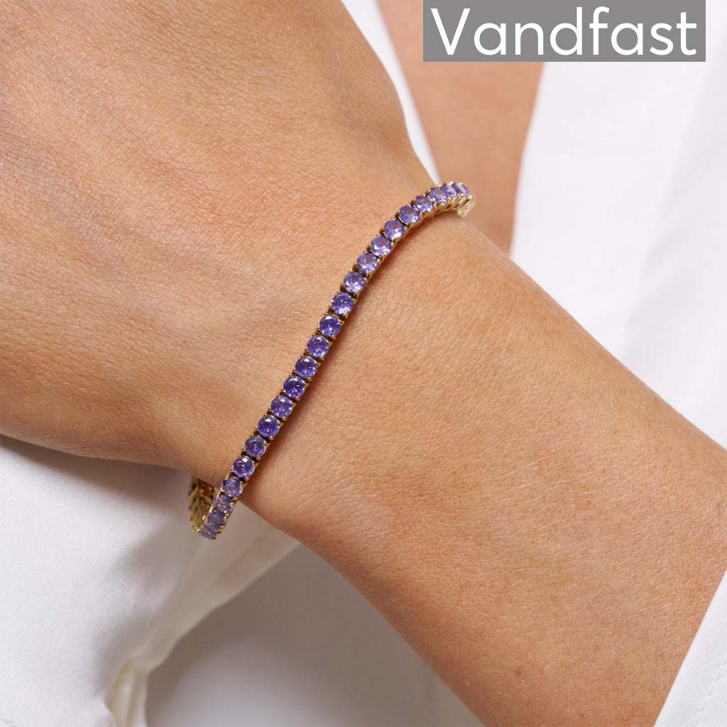Annebrauner Tennis Petite Bracelet Violet