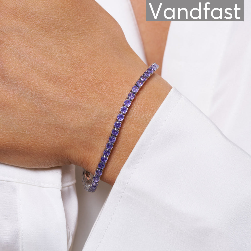 Annebrauner Tennis Petite Bracelet Violet