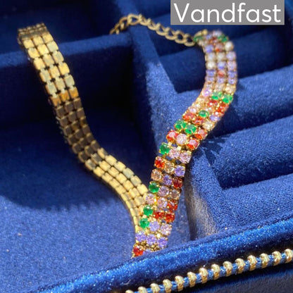 Annebrauner Triple Zirconia Bracelet