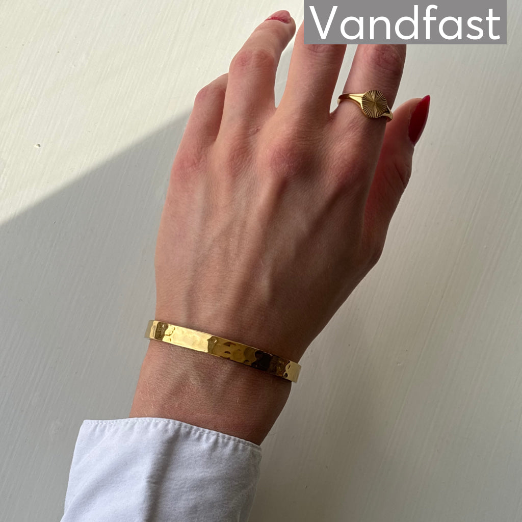 ANNEBRAUNER Texture Bangle Armbånd 18K Guldbelagt - Armbånd