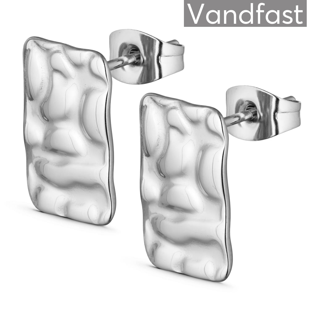 Annebrauner Texture Square Earrings