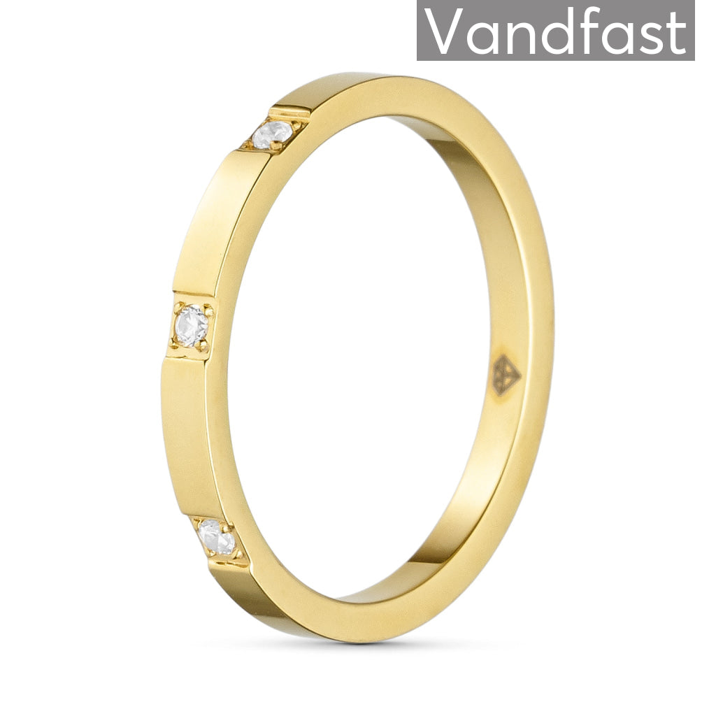 ANNEBRAUNER Third Time Ring 18K Guldbelagt