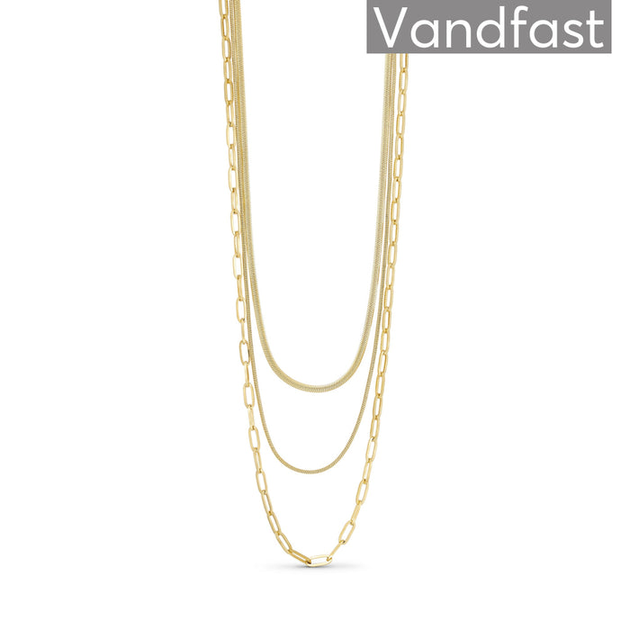 Annebrauner Three Layer Snake Chain