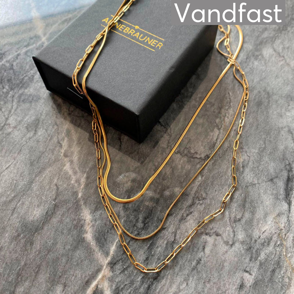 Annebrauner Three Layer Snake Chain