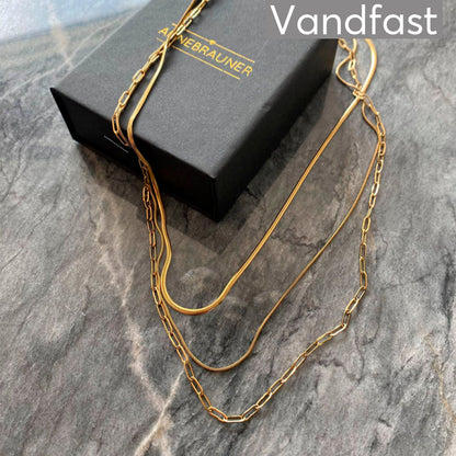 Annebrauner Three Layer Snake Chain