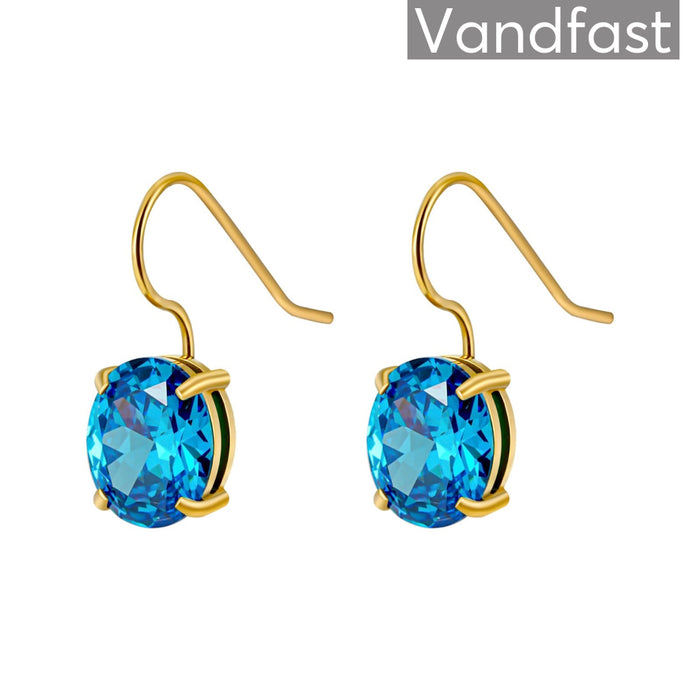 Annebrauner Torino Blue Topaz Earrings