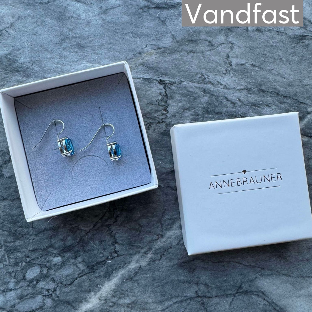 Annebrauner Torino Blue Topaz Earrings