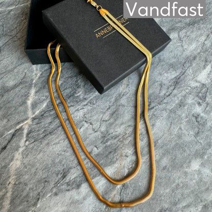 Annebrauner Two Chain Cobra Necklace