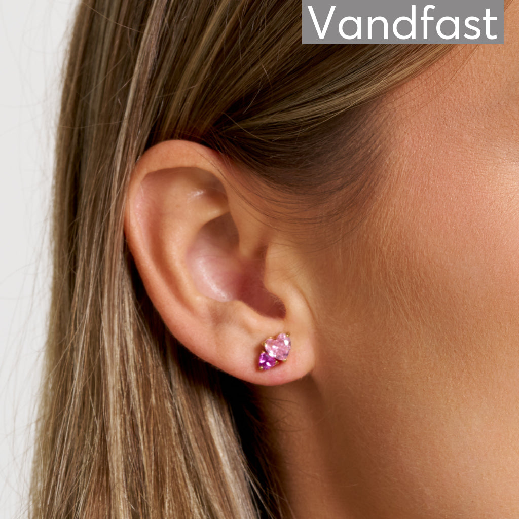 ANNEBRAUNER Venskabs Studs Øreringe 18K Guldbelagt