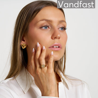 ANNEBRAUNER Vienna Heart Øreringe 18K Guldbelagt