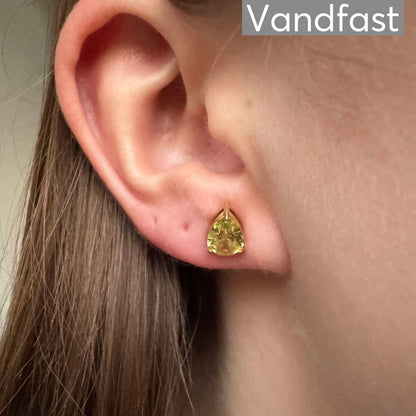 Annebrauner Waterdrop Apple Green Earrings