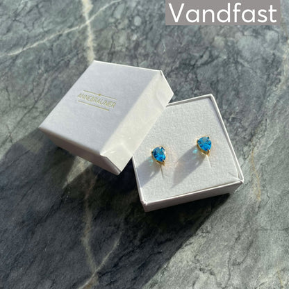 Annebrauner Waterdrop Blue Topaz Earrings