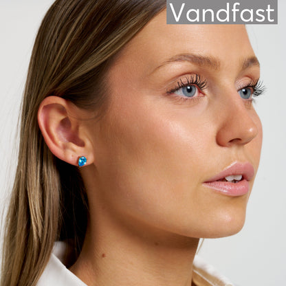 ANNEBRAUNER Waterdrop Blue Topaz Øreringe 18K Guldbelagt